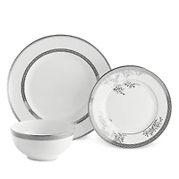 Wedgwood Vera Wang Lace 12 Piece Dinnerware Set, Service for 4