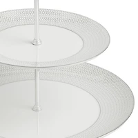 Gio Platinum 2 Tier Cake Stand