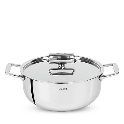 Cristel Castel Pro Mini 0.5 Qt. Stainless Steel Stew Pan
