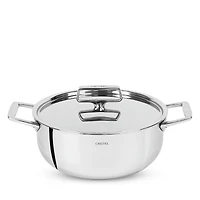 Cristel Castel Pro Mini 0.5 Qt. Stainless Steel Stew Pan