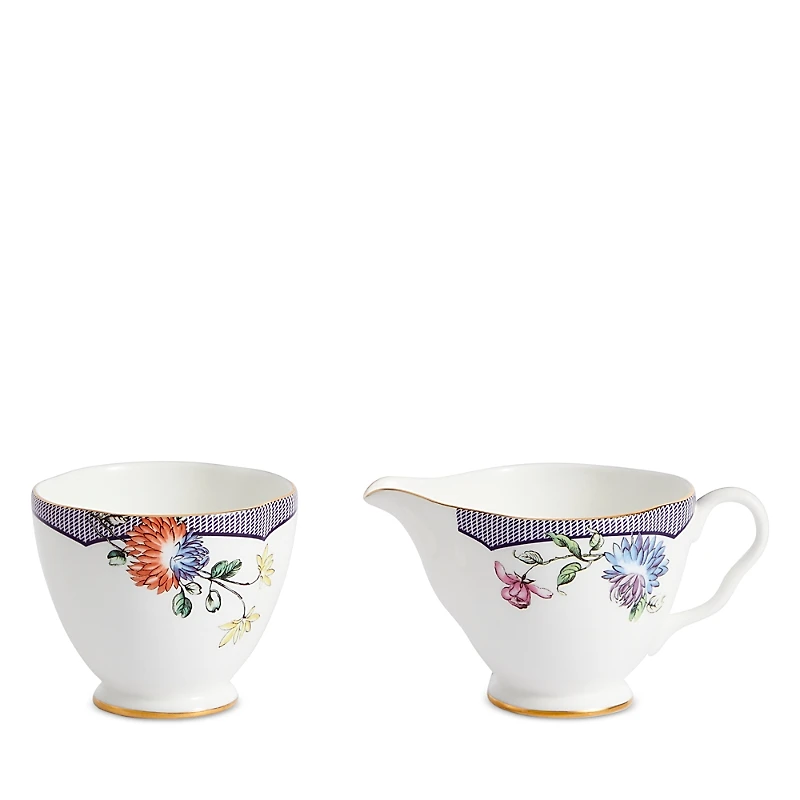 Wedgwood Fortune Sugar & Creamer Set