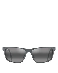 Anemone Polarized Rectangular Sunglasses, 60mm