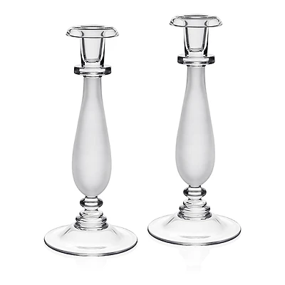 William Yeoward Crystal Astrid Candlesticks, Set of 2