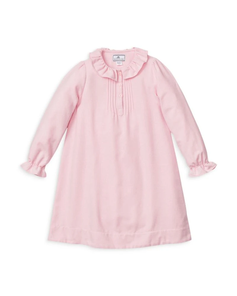 Girls' Pink Flannel Victoria Nightgown - Baby, Little Kid, Big Kid