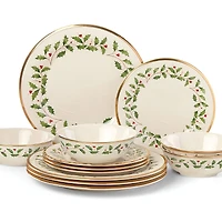 Lenox Holiday 12-Pc. Plate & Bowl Set