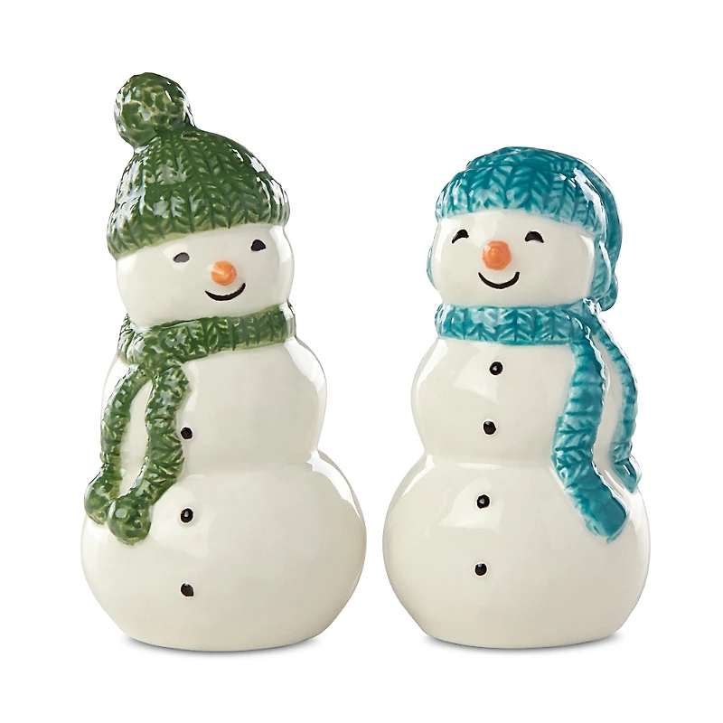 Lenox Balsam Lane Snowman Salt & Pepper Set