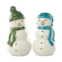 Lenox Balsam Lane Snowman Salt & Pepper Set