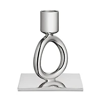 Vertigo Silverplated One Ring Candleholder