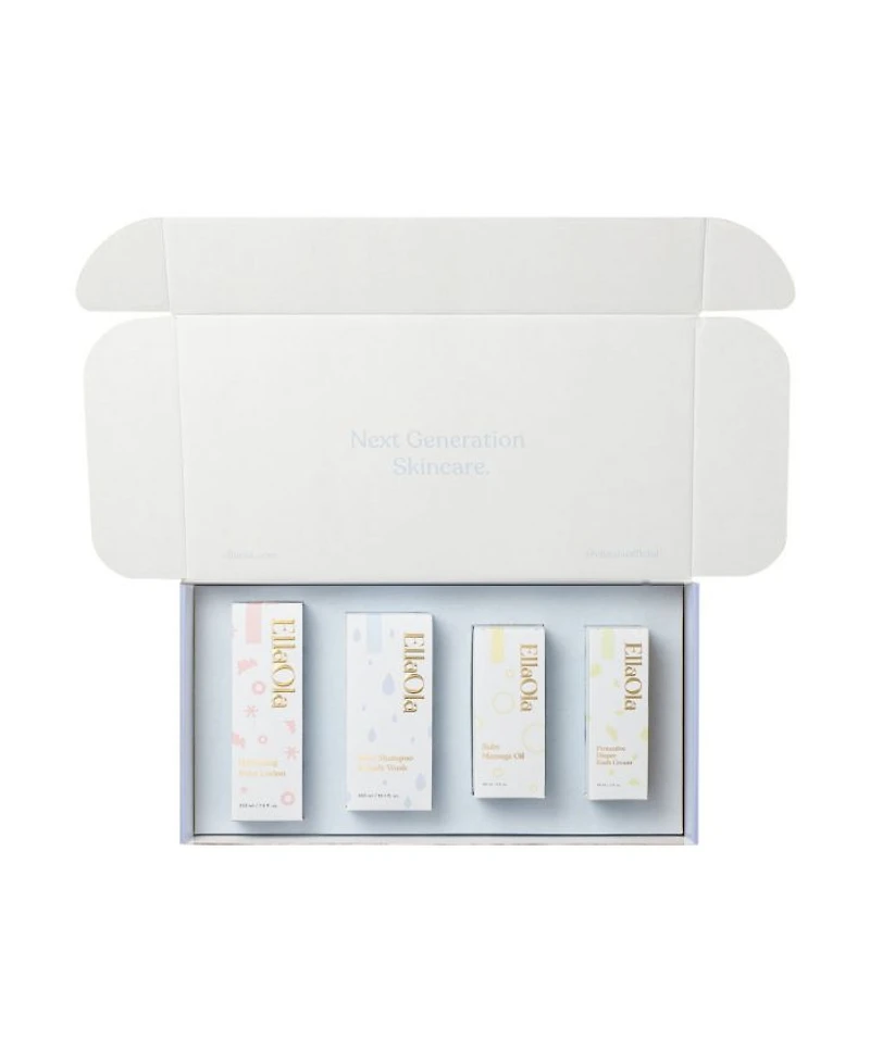 Unisex The Baby's Essential Premium Skincare Gift Set (4 Pieces)