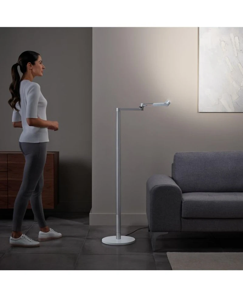 Solarcycle Morph Floor Light | White