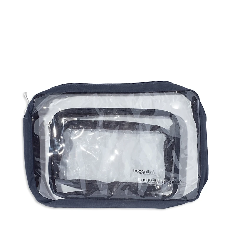 Baggallini Clear Travel Pouch Set