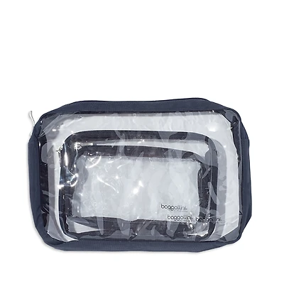 Baggallini Clear Travel Pouch Set