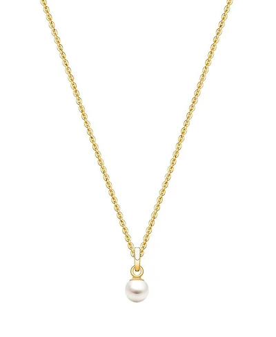 Girls' 14K Gold My Little Cultured Pearl 13-14" Necklace - Children