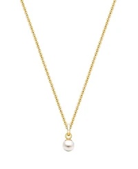 Girls' 14K Gold My Little Cultured Pearl 13-14" Necklace - Children
