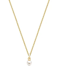 Tiny Blessings Girls' 14K Gold My Little Cultured Pearl 13-14 Necklace - Children