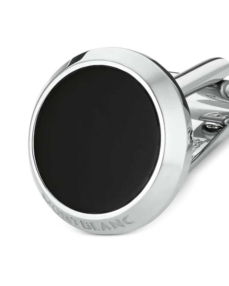 Meisterstück Onyx Inlay Round Cufflinks