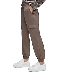 Satin Cargo Joggers