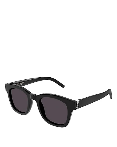Saint Laurent Monogram Hinge Square Sunglasses, 49mm