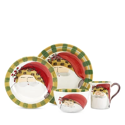 Vietri Old St. Nick 4-Piece Place Setting
