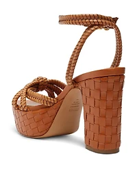 Women's Kathleen Knotted Ankle Strap Platform Sandals