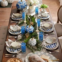 Royal Check Salad Plate