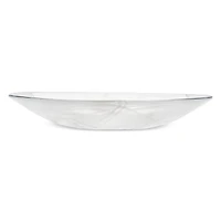 Kosta Boda Contrast Dish - White/White