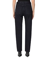 '90s Pinch Waist High Rise Straight Jeans Crushed