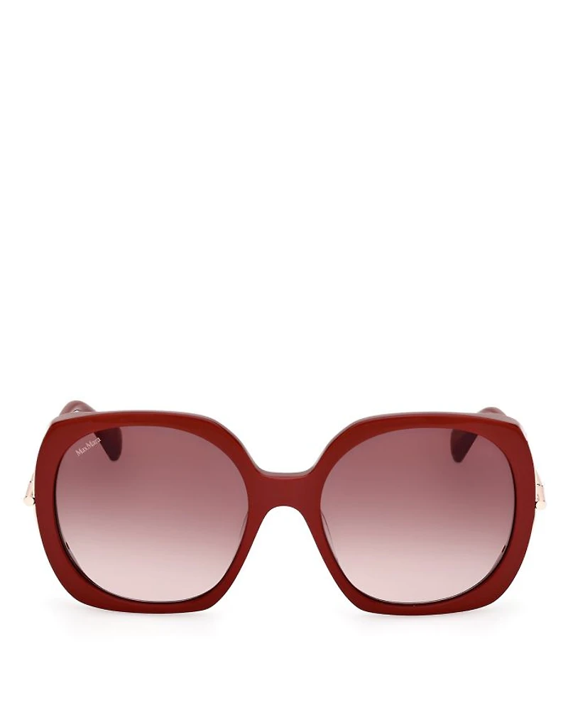 Black Butterfly Acetate Sunglasses, 58mm