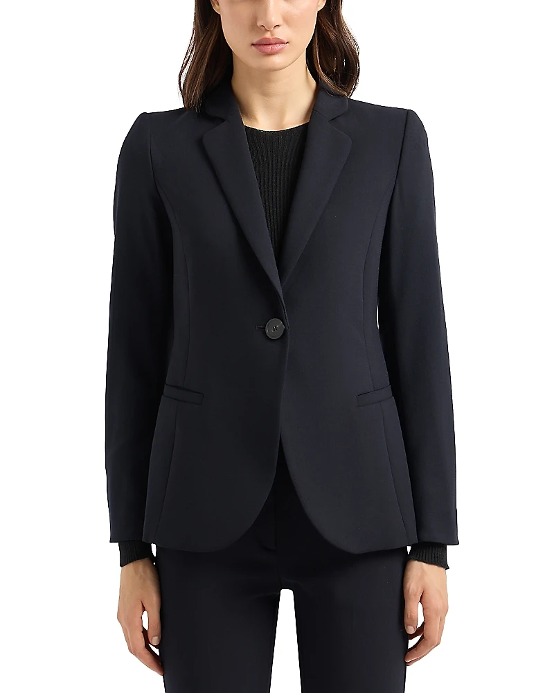Emporio Armani Barathea Single Button Blazer