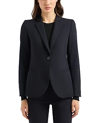 Emporio Armani Barathea Single Button Blazer
