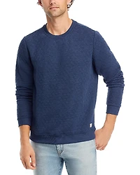 Marine Layer Corbet Quilted Crewneck Sweater