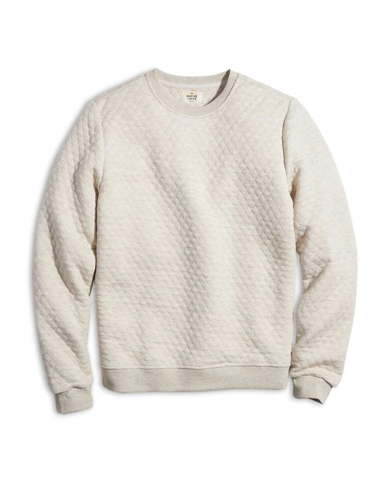Corbet Quilted Crewneck Sweater