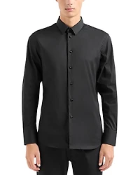 Emporio Armani Essential Slim Fit Long Sleeve Stretch Shirt