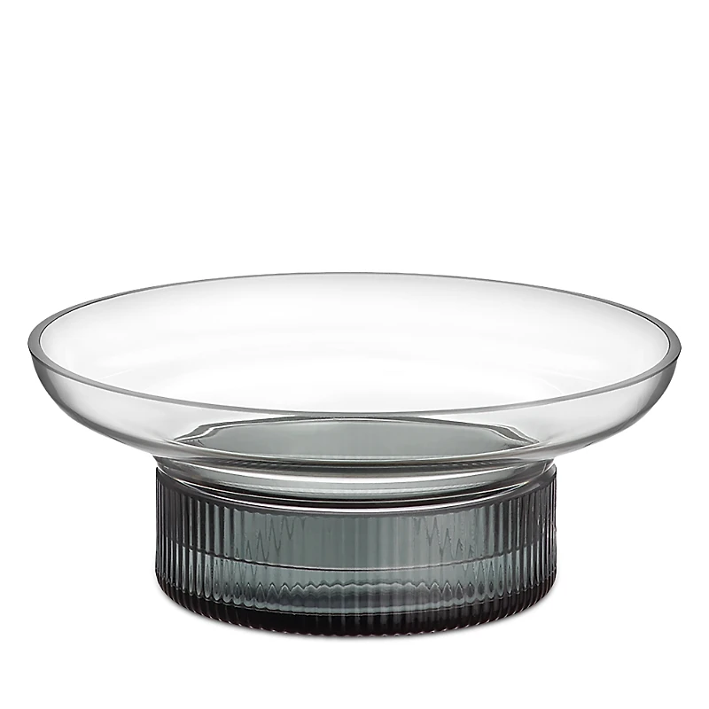 Orrefors Ensemble Smokey Blue/Gray Vase, Small