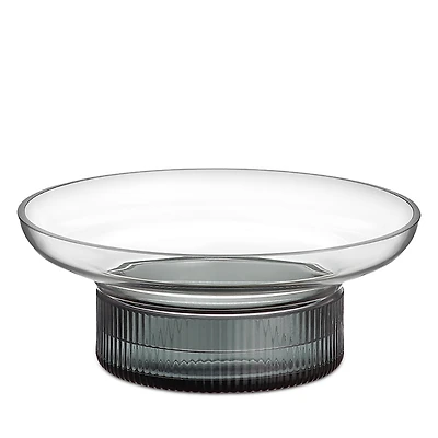 Orrefors Ensemble Smokey Blue/Gray Vase, Small