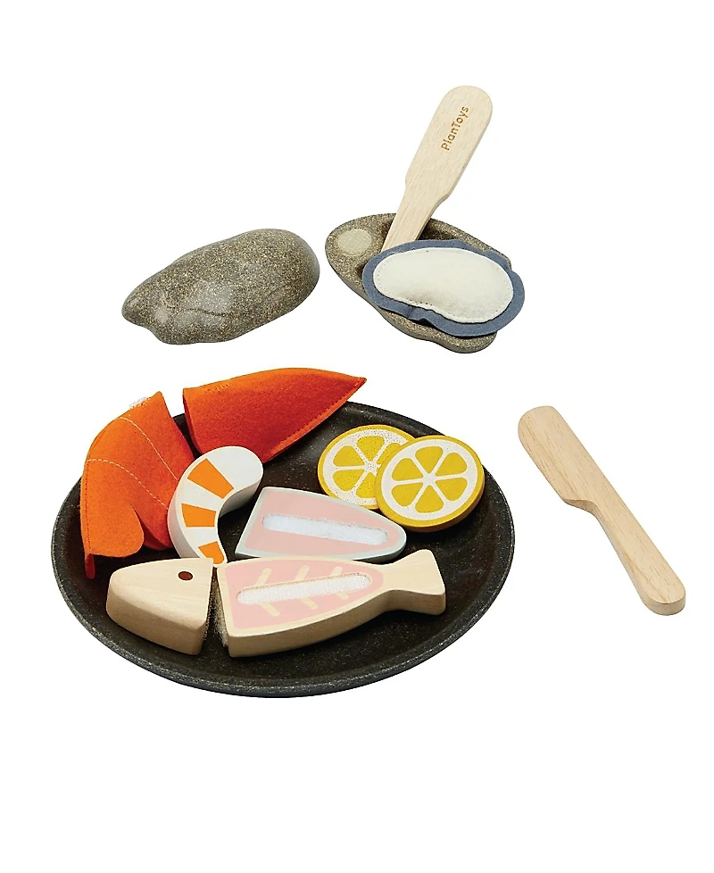PlanToys Unisex Seafood Platter Toy - Ages 2-4