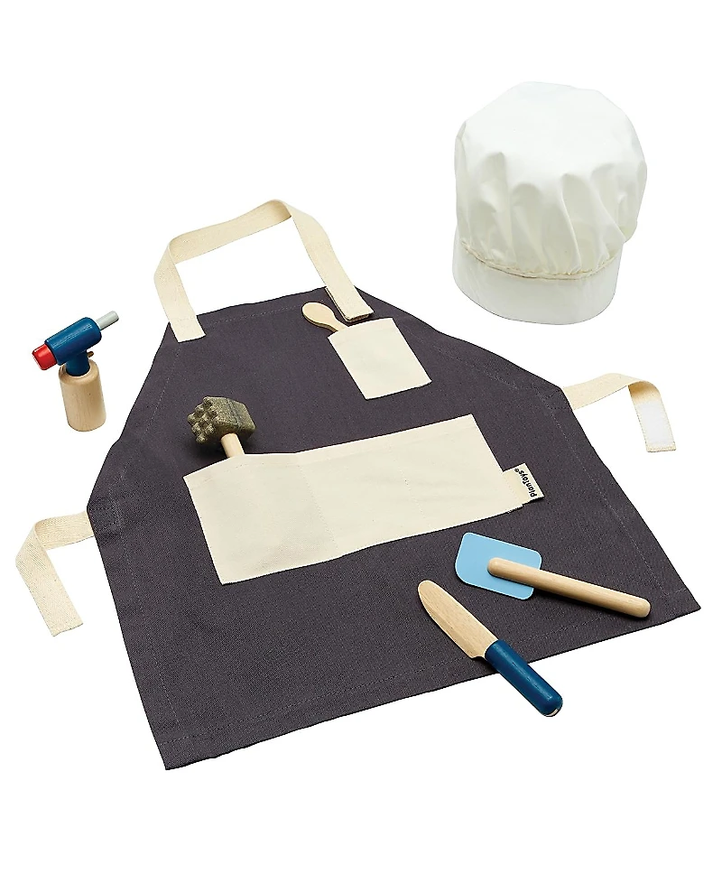 PlanToys Unisex Piece Chef Set Toy Years+ - Ages 2-4
