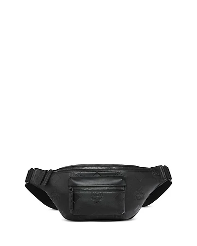 Fursten Medium Maxi Monogram Embossed Leather Belt Bag