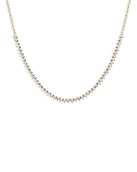 Ef Collection 14K Yellow Gold Diamond Collar Necklace, 14-16
