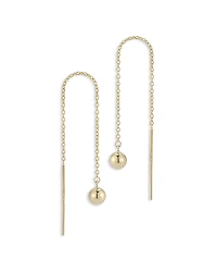 Moon & Meadow 14K Yellow Gold Ball Threader Earrings