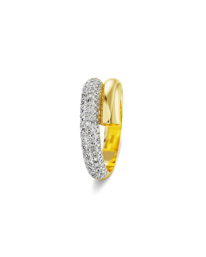 Dextera Crystal Bypass Ring