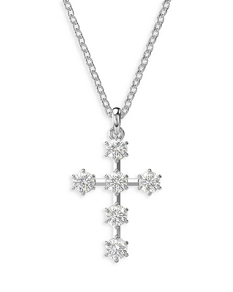 Swarovski Insigne Crystal Cross Pendant Necklace
