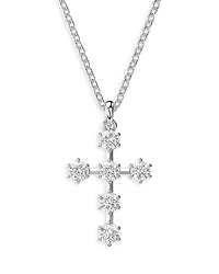 Swarovski Insigne Crystal Cross Pendant Necklace