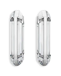 Lucent Crystal Hoop Earrings