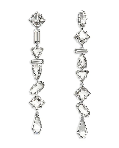 Swarovski Mesmera Mixed Cut Linear Drop Earrings