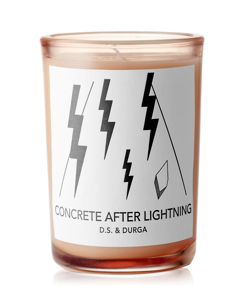 Concrete After Lightning Candle