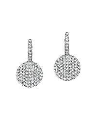 Phillips House Rhodium & 14K Yellow Gold Diamond Petite Infinity Leverback Earrings