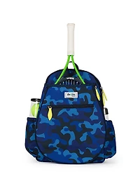 Ame & Lulu Girls' Blue/Pink Tie-Dye Big Love Tennis Backpack - Little Kid