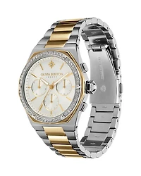 Hexa Two Tone Embellished Chronograph, 38mm
