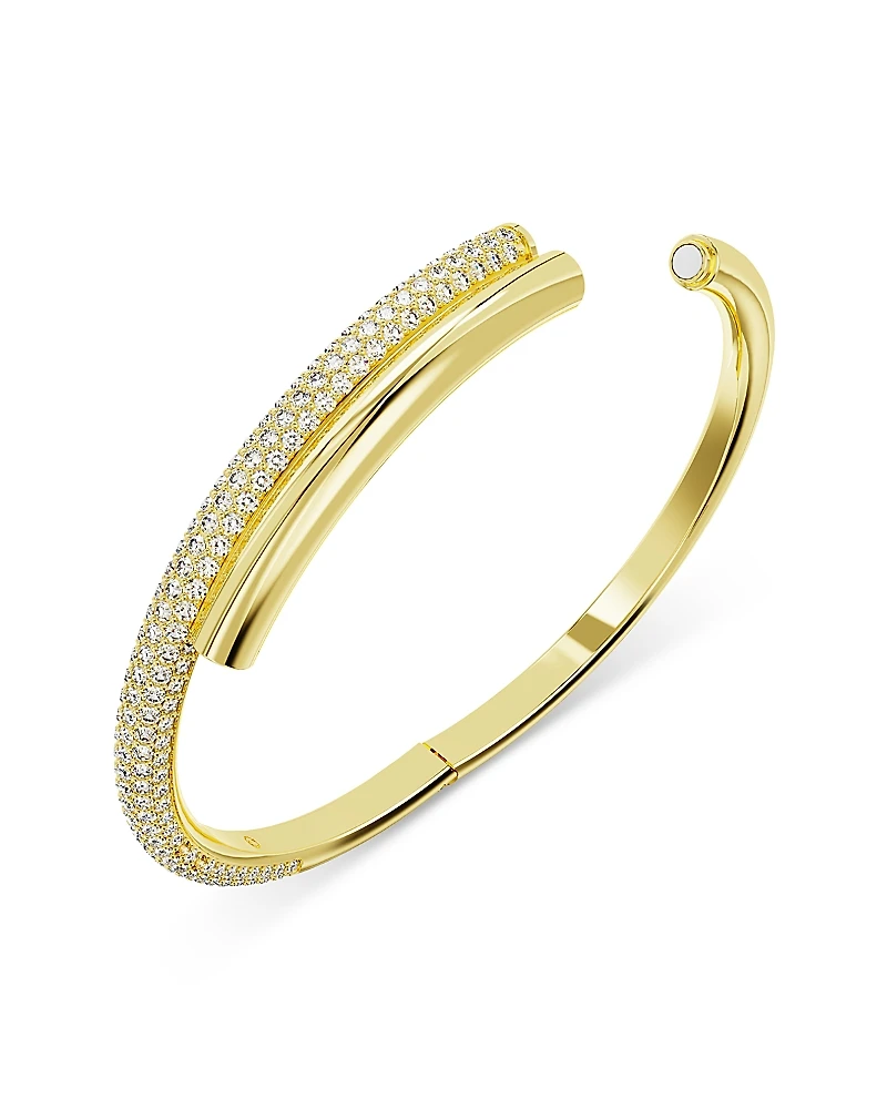 Swarovski Dextera Half Pave Bangle Bracelet